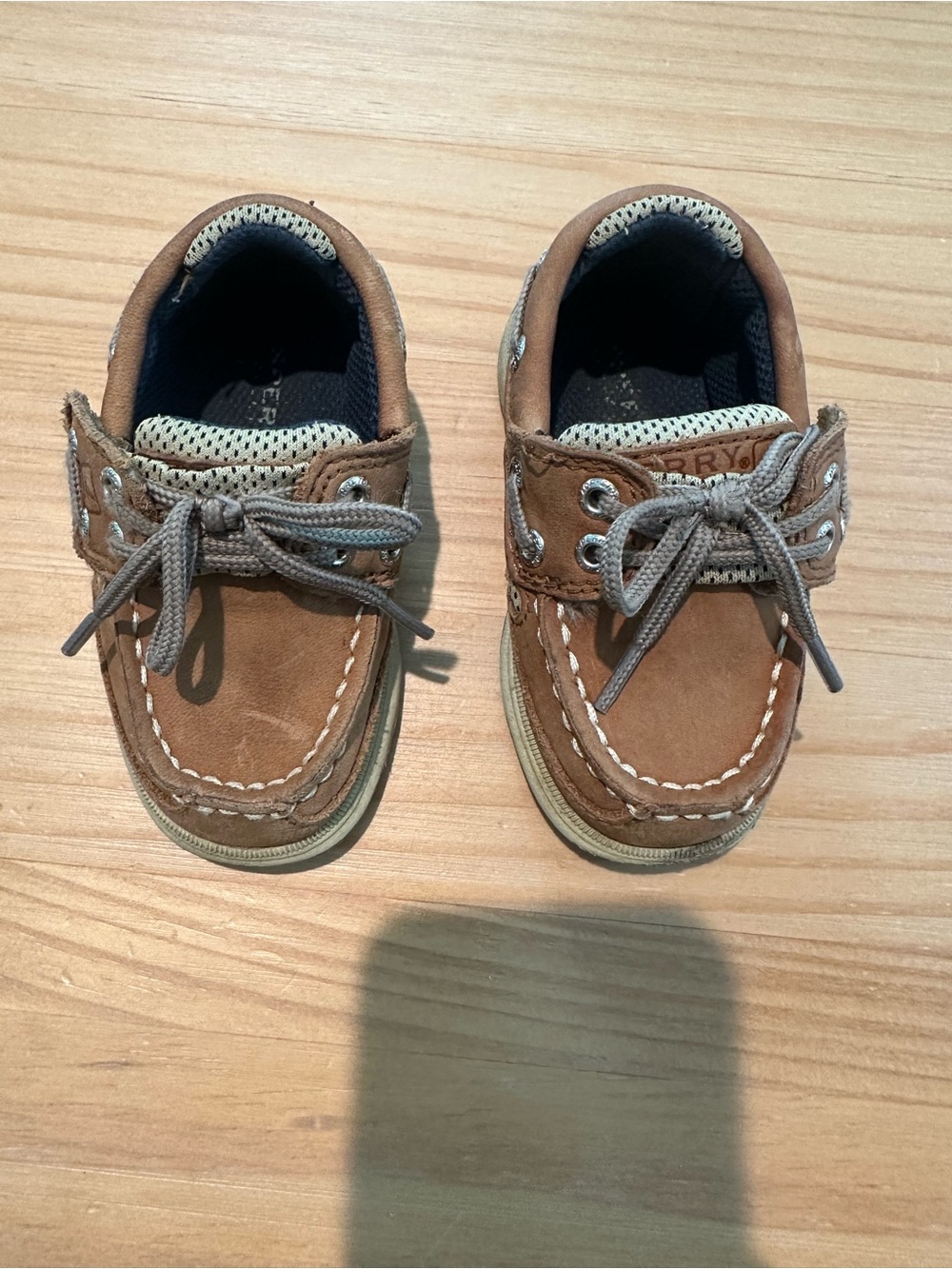 Kids Brown Boat Shoes